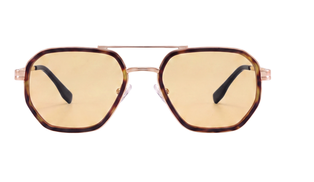 RIVA TURTLE BROWN GOLD